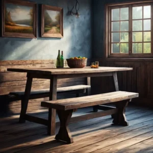 ضایعات چوبی میز و نیمکت اسقاطی